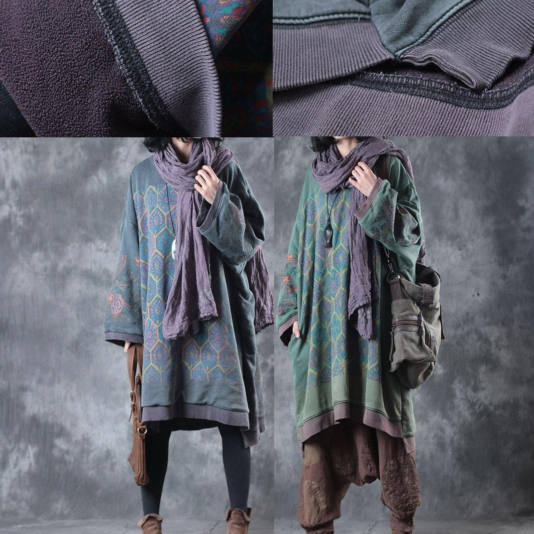 Donella - O-hals midi oversized jurk