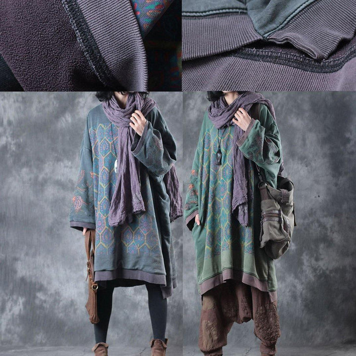 Donella - O-hals midi oversized jurk