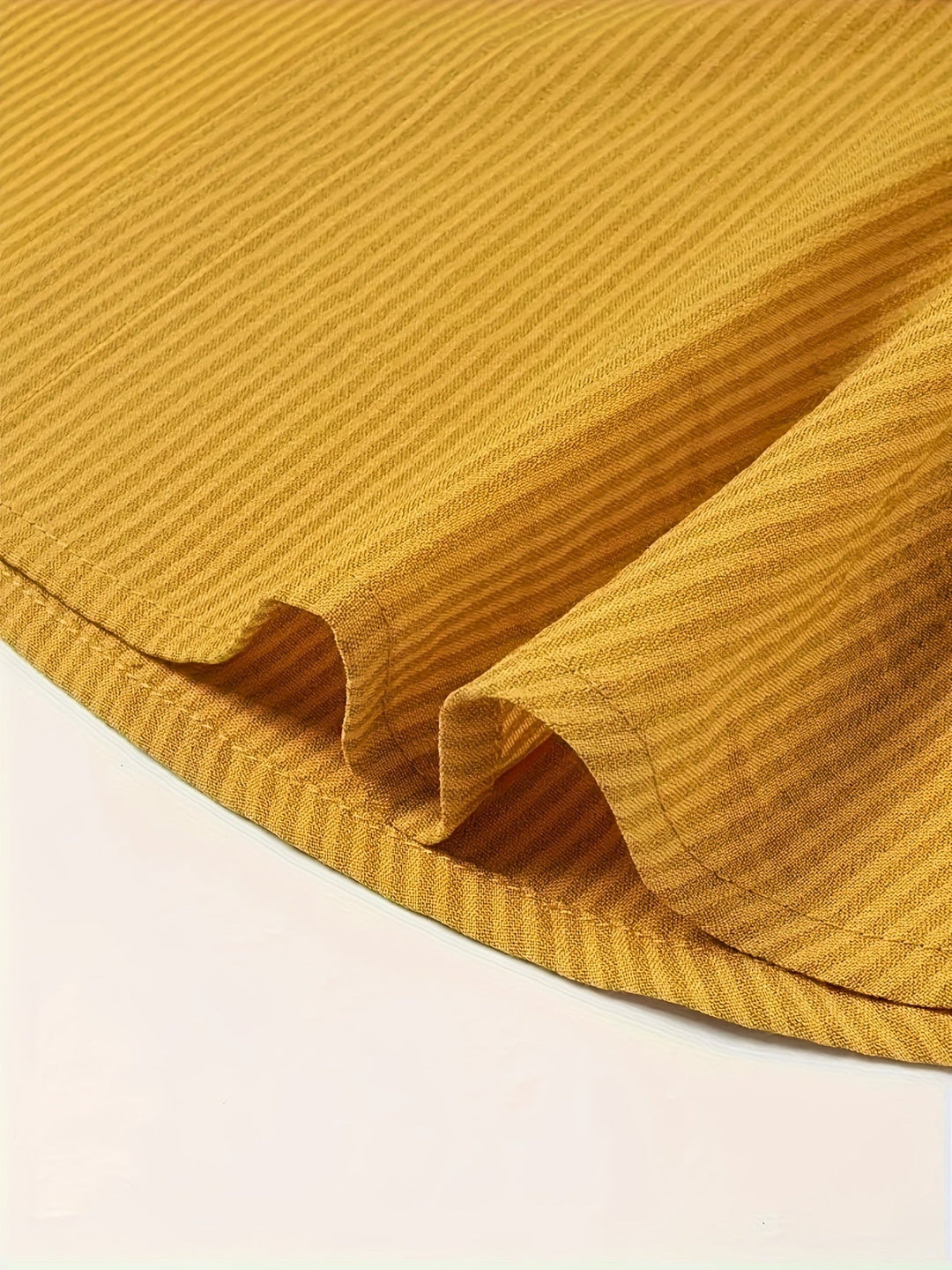 Effen Blouse met Zijknopen - Opgerolde Mouwen & Opaque Pasvorm
