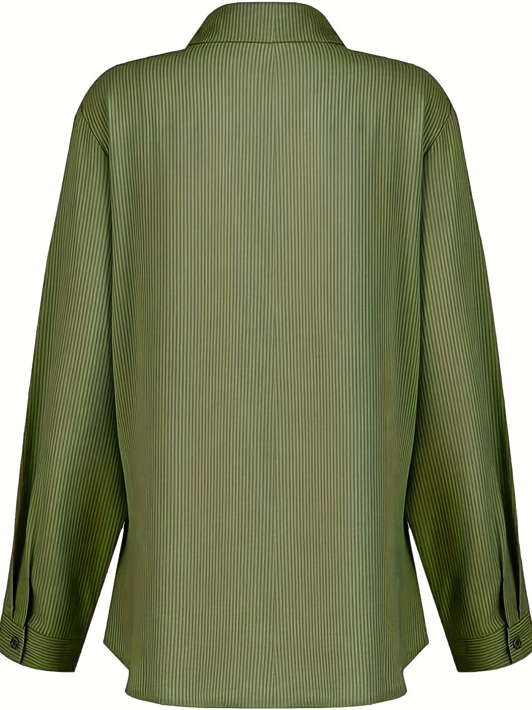 Effen Blouse met Zijknopen - Opgerolde Mouwen & Opaque Pasvorm