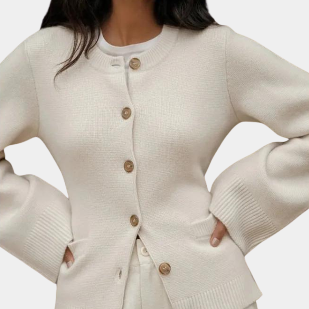 Elegant Gebreid Vest Van Zacht Materiaal
