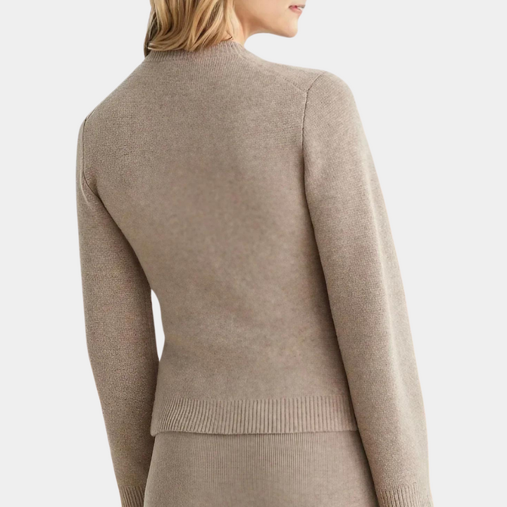 Elegant Gebreid Vest Van Zacht Materiaal
