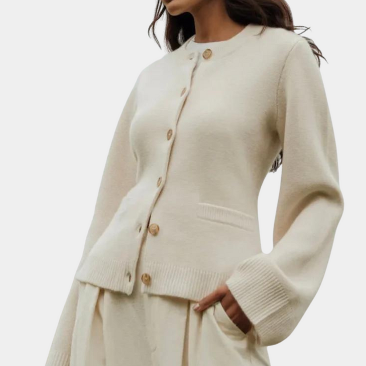 Elegant Gebreid Vest Van Zacht Materiaal