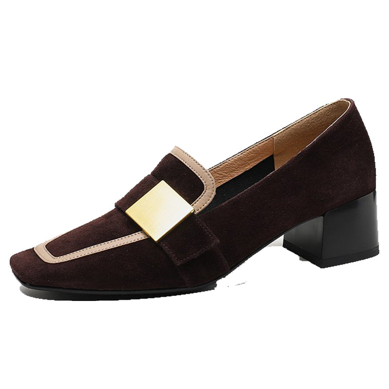 Enkel Schoen – Retro Design & Stabiele Medium Hak