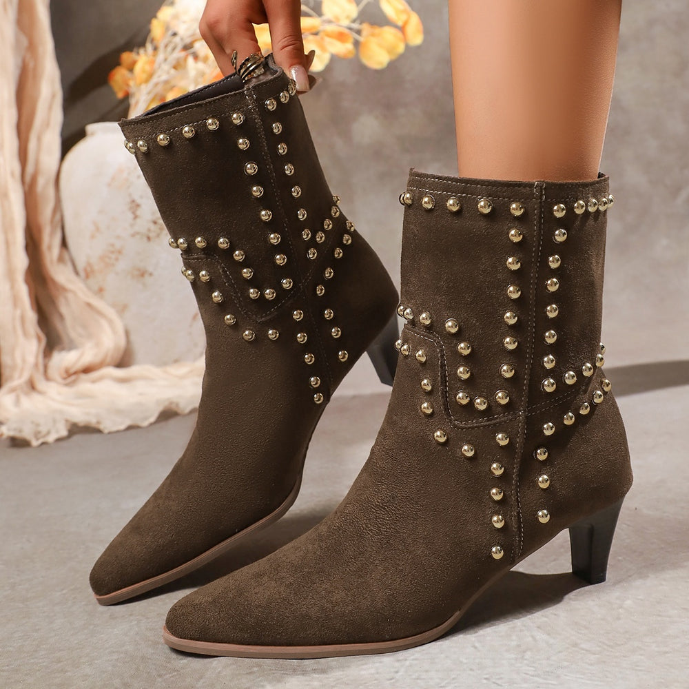 Enkelboots - Puntige Neus En Stoffen Voering Voor Comfort