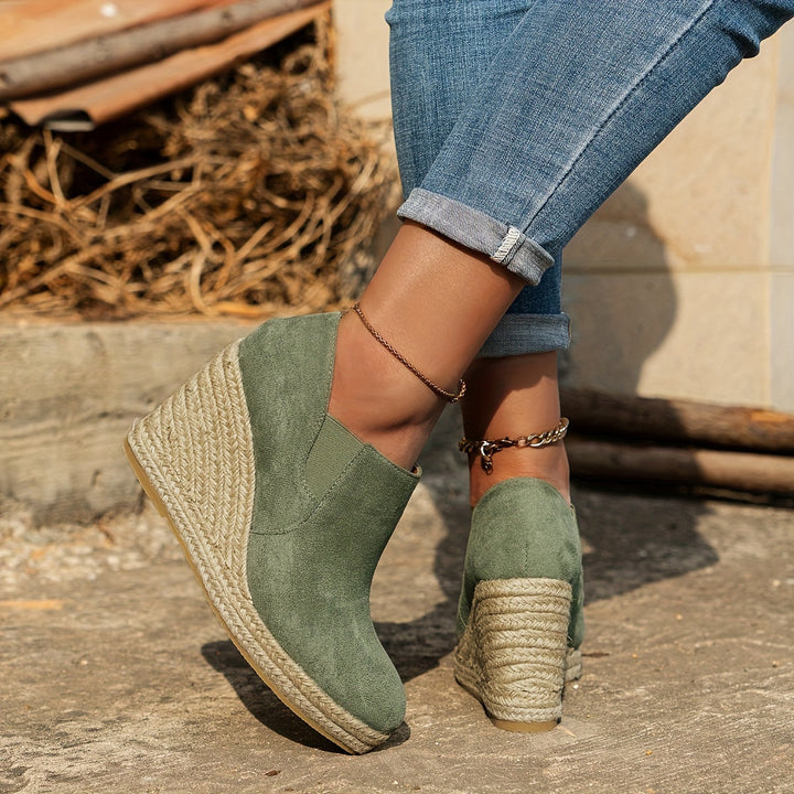 Espadrille Sleehak Instappers - Instapontwerp & Comfortabele Pasvorm