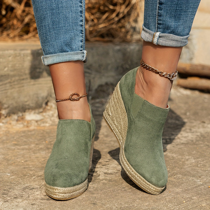 Espadrille Sleehak Instappers - Instapontwerp & Comfortabele Pasvorm