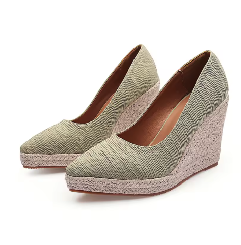 Espadrille Sleehak Instappers - Instapontwerp & Comfortabele Pasvorm