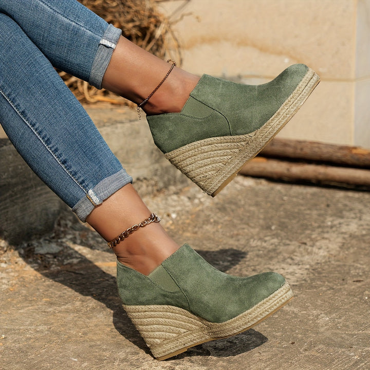 Espadrille Sleehak Instappers - Instapontwerp & Comfortabele Pasvorm