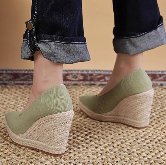 Espadrille Sleehak Instappers - Instapontwerp & Comfortabele Pasvorm