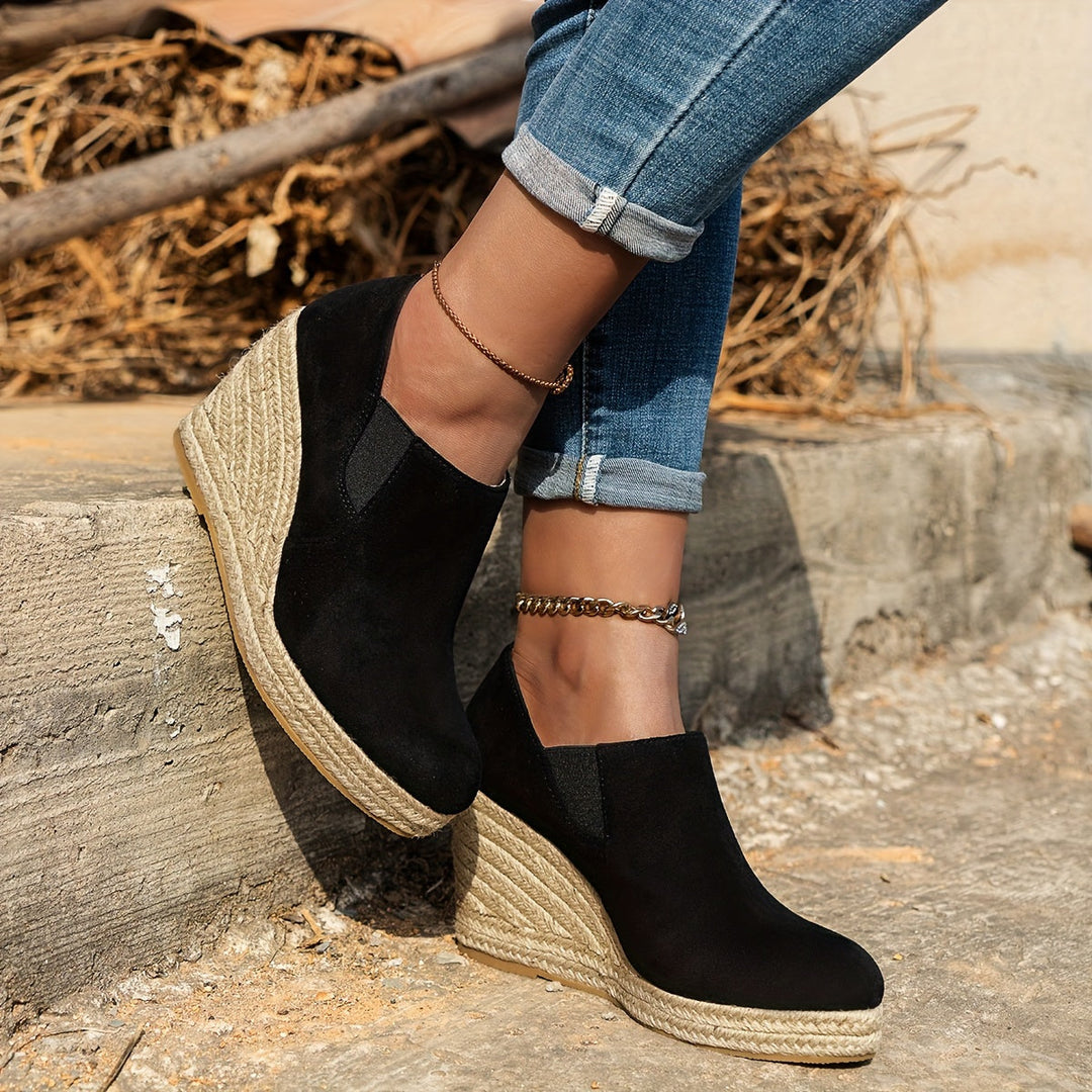 Espadrille Sleehak Instappers - Instapontwerp & Comfortabele Pasvorm