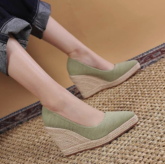 Espadrille Sleehak Instappers - Instapontwerp & Comfortabele Pasvorm