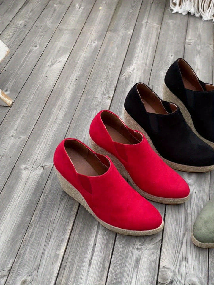 Espadrille Sleehak Instappers - Instapontwerp & Comfortabele Pasvorm