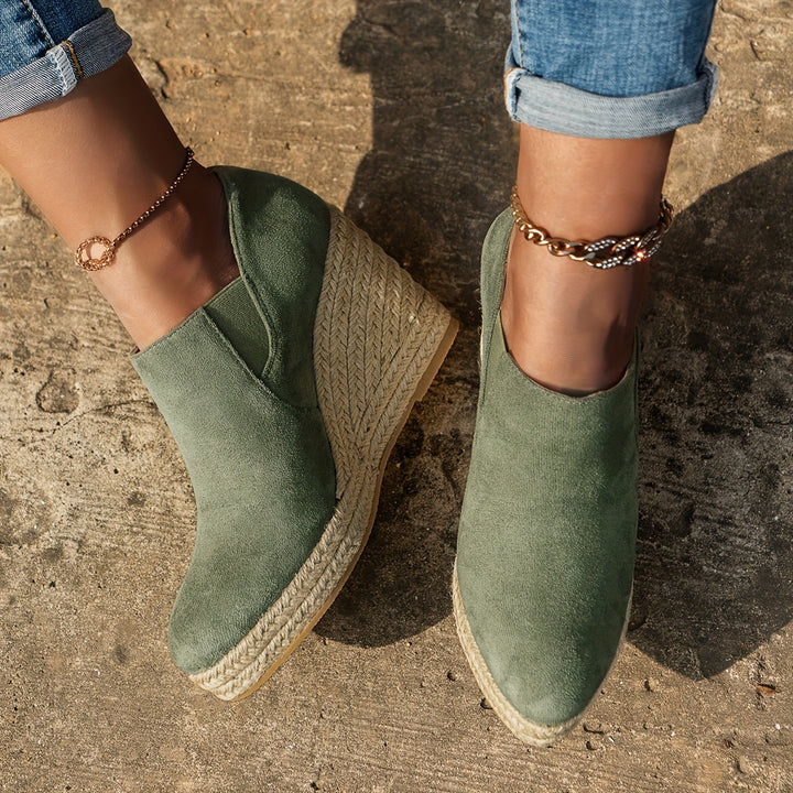 Espadrille Sleehak Instappers - Instapontwerp & Comfortabele Pasvorm