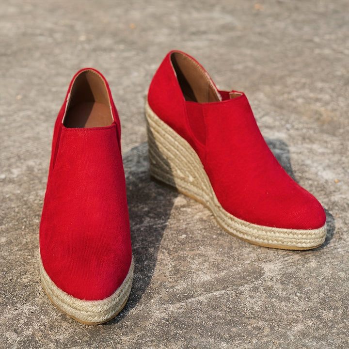 Espadrille Sleehak Instappers - Instapontwerp & Comfortabele Pasvorm