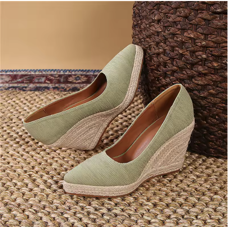 Espadrille Sleehak Instappers - Instapontwerp & Comfortabele Pasvorm
