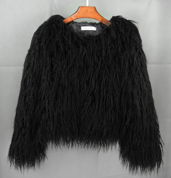 Faux bontjas - Shaggy Pluizige Structuur & Warme Isolatie