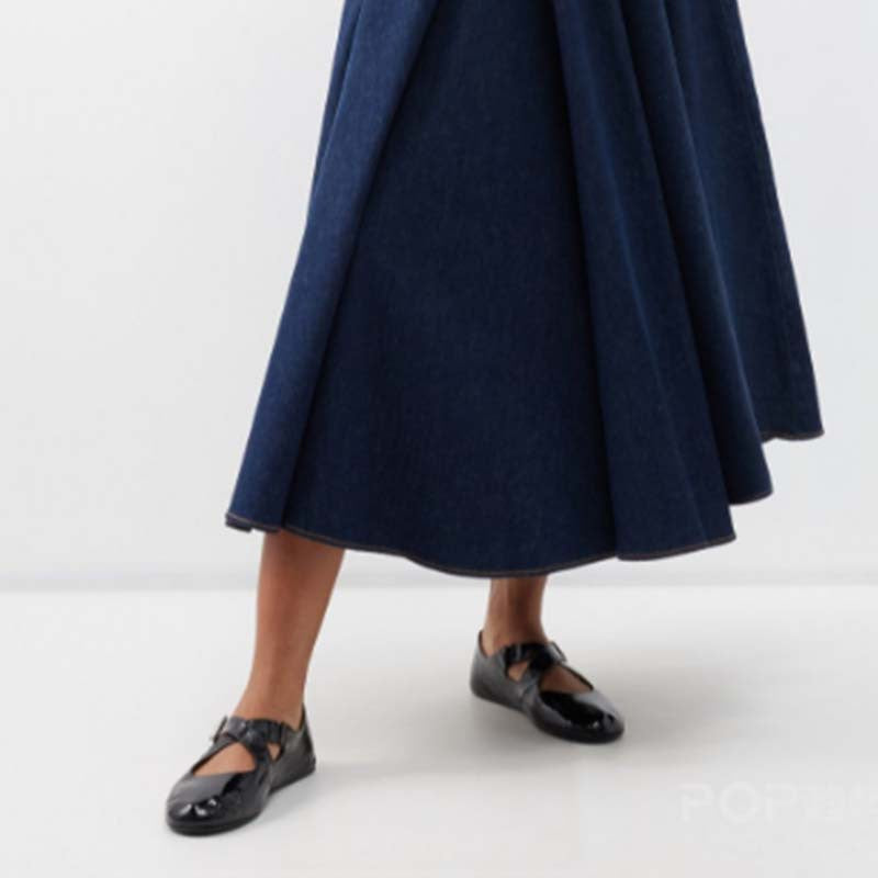 Flats Pumps – Ronde Neus & Kruisband Design