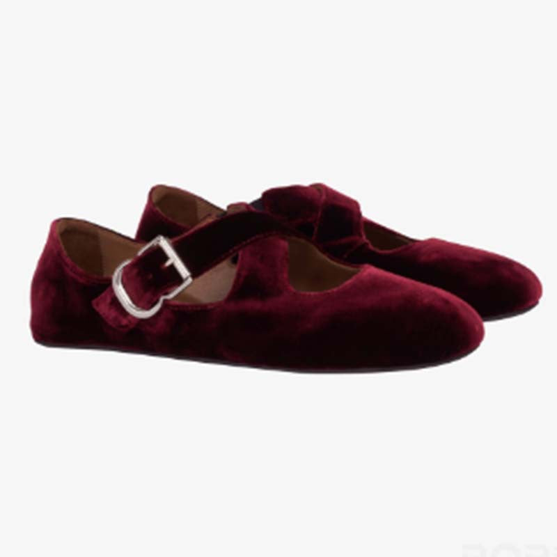 Flats Pumps – Ronde Neus & Kruisband Design