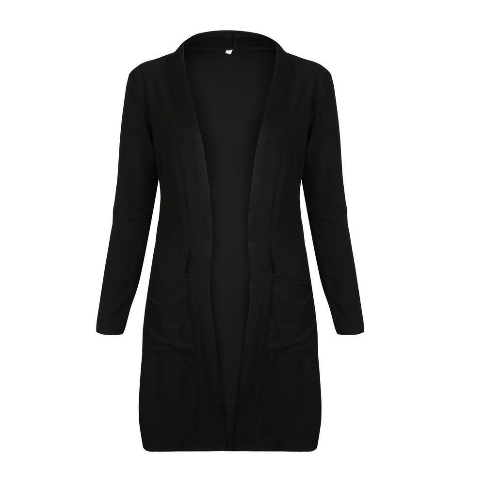 Gebreid Cardigan – Lang Jasje & Soepele Stofstructuur