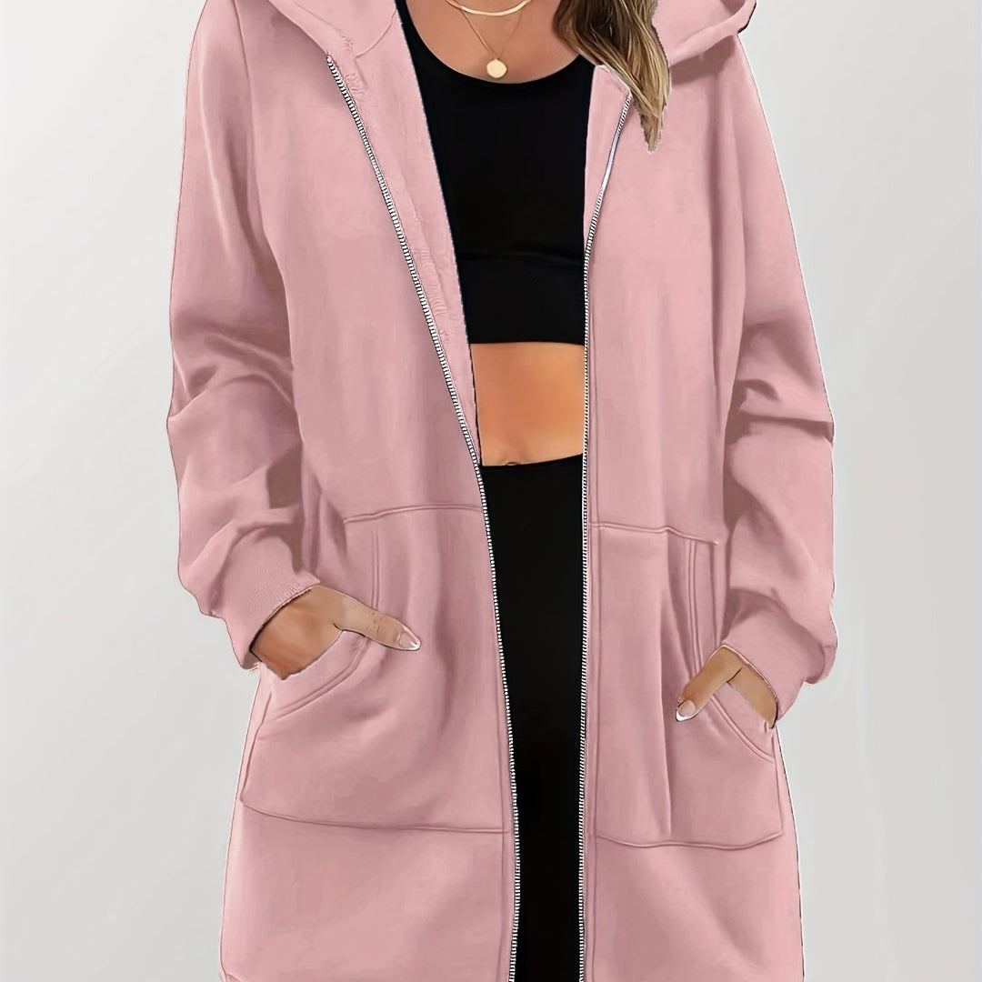 Gebreide Capuchoncardigan – Geometrisch & Lichtgewicht
