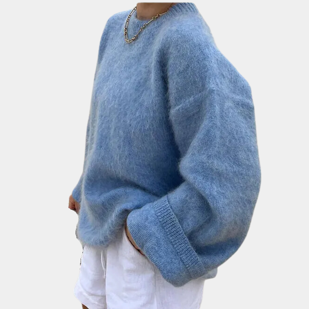 Gebreide Oversized Trui Met Lange Mouwen