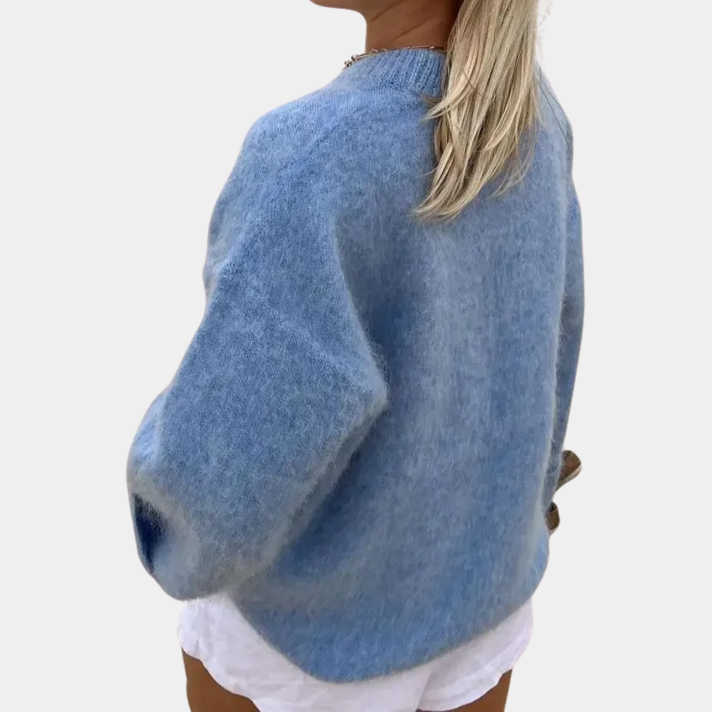 Gebreide Oversized Trui Met Lange Mouwen