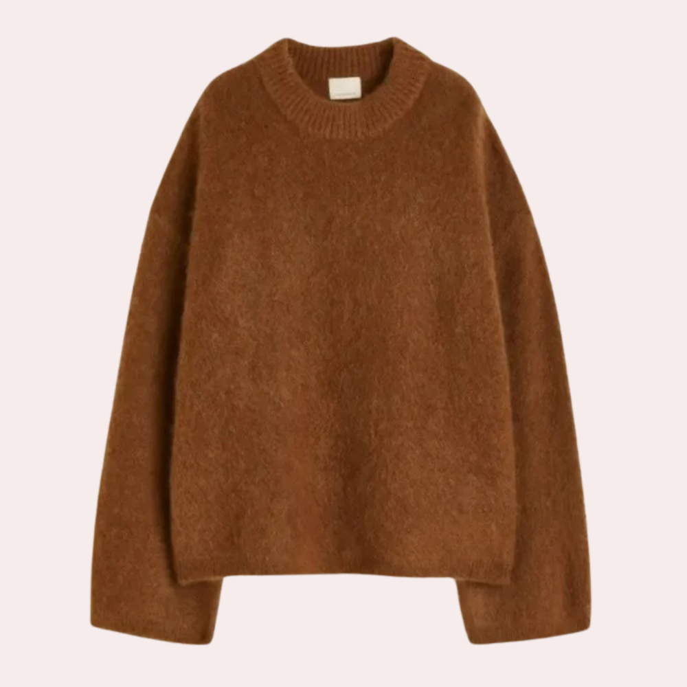 Gebreide Oversized Trui Met Lange Mouwen