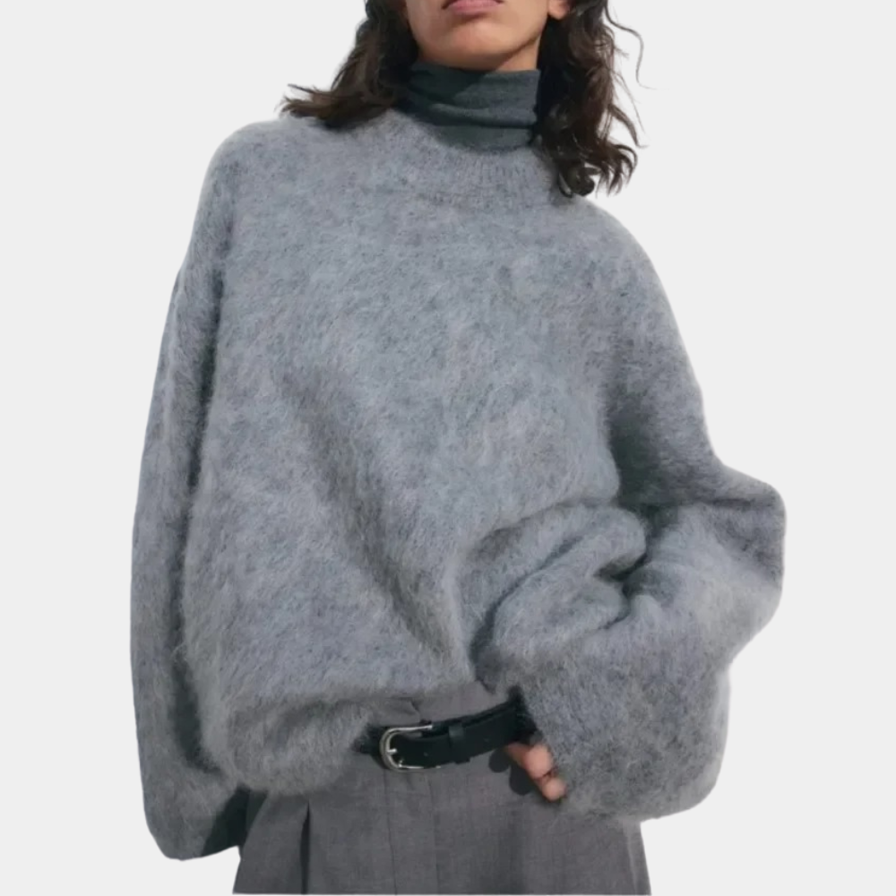 Gebreide Oversized Trui Met Lange Mouwen