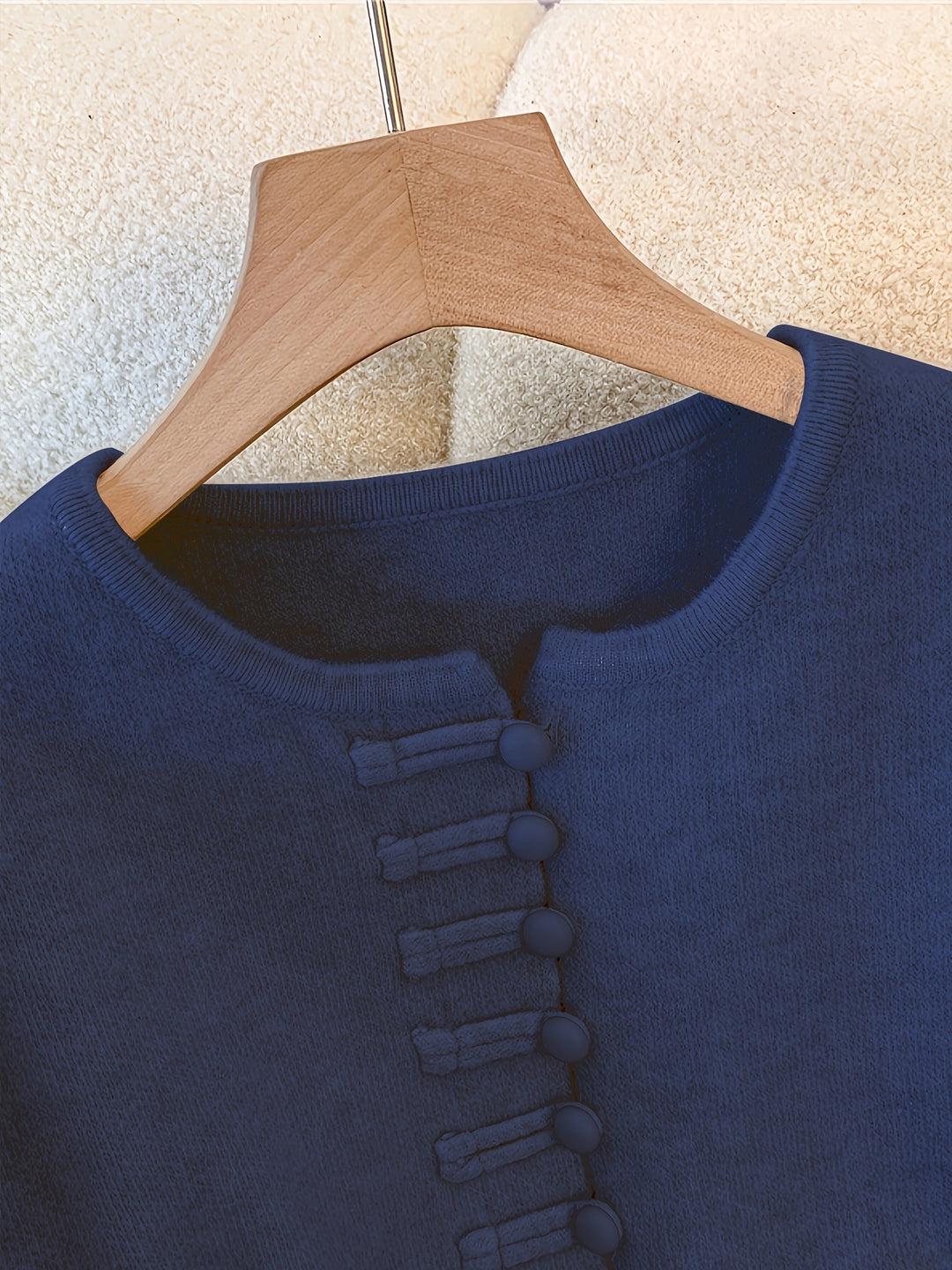 Gebreide Set - Asymmetrische Zoom & Losse Vorm Voor Beweging