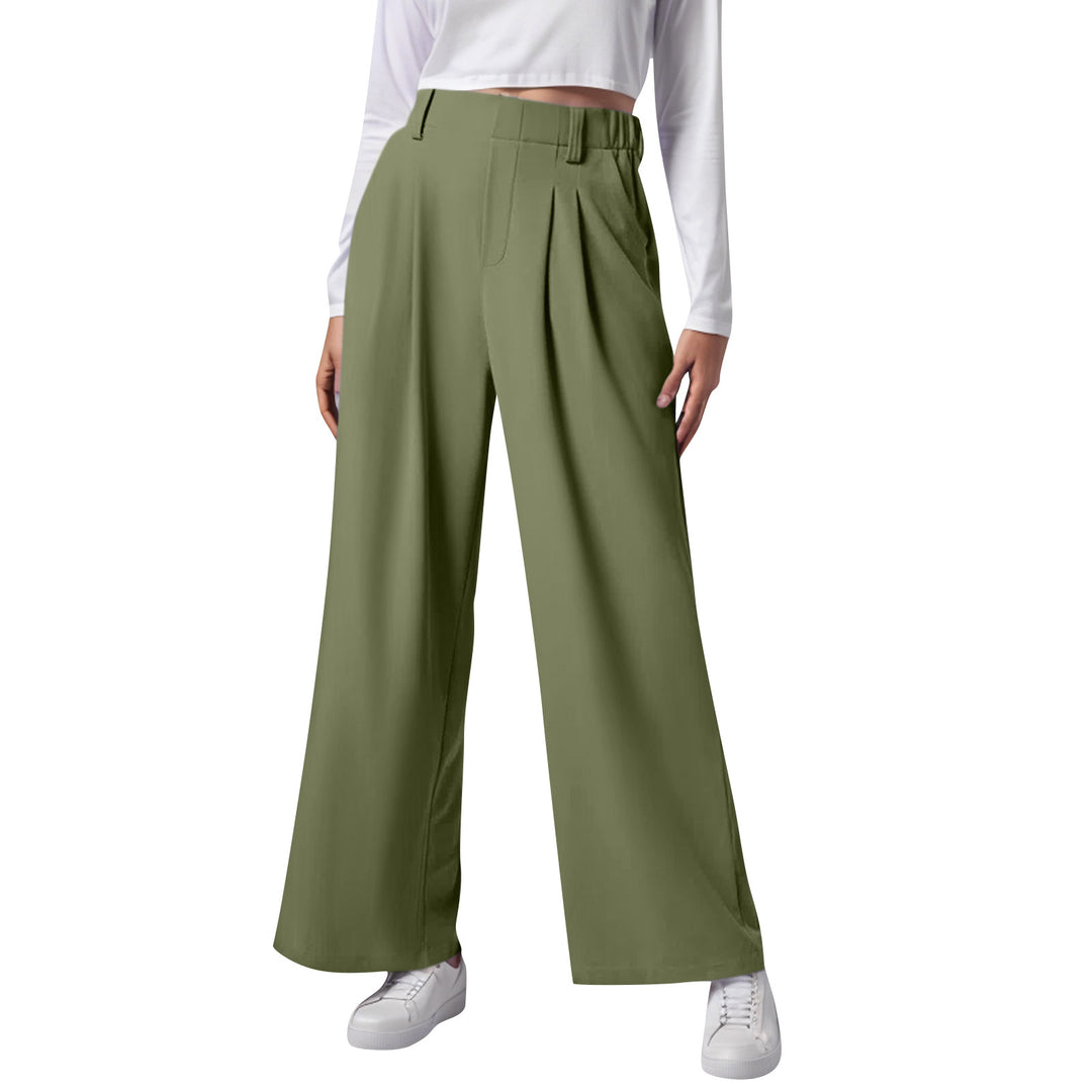 High Waist Broek – Losse Pasvorm & Flexibele Tailleband
