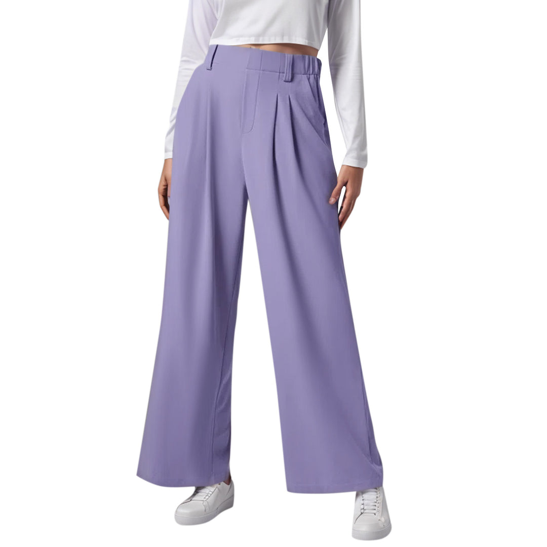High Waist Broek – Losse Pasvorm & Flexibele Tailleband
