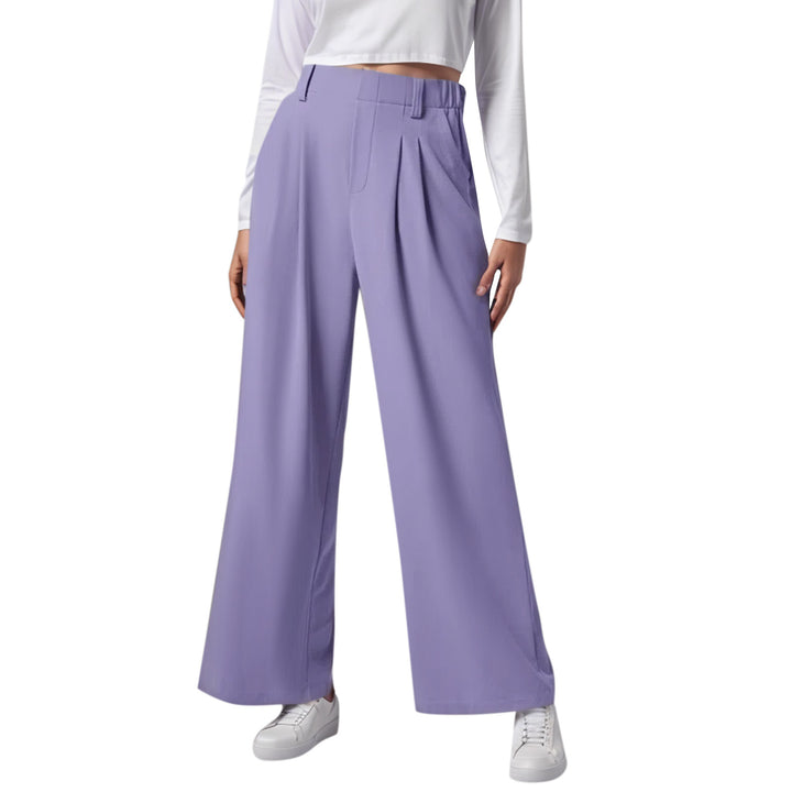 High Waist Broek – Losse Pasvorm & Flexibele Tailleband