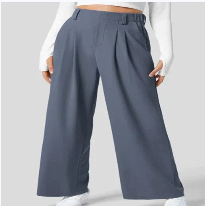 High Waist Broek – Losse Pasvorm & Flexibele Tailleband