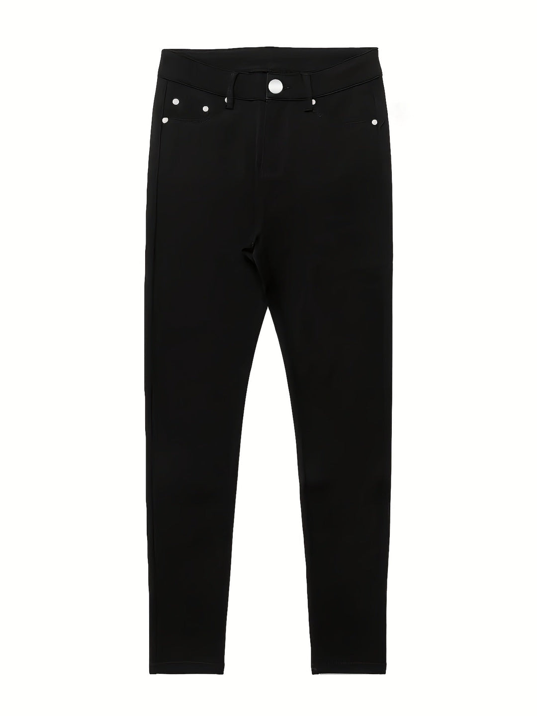 Hoge Taille Denim Jeans - Skinny Fit & Stretch Stofontwerp