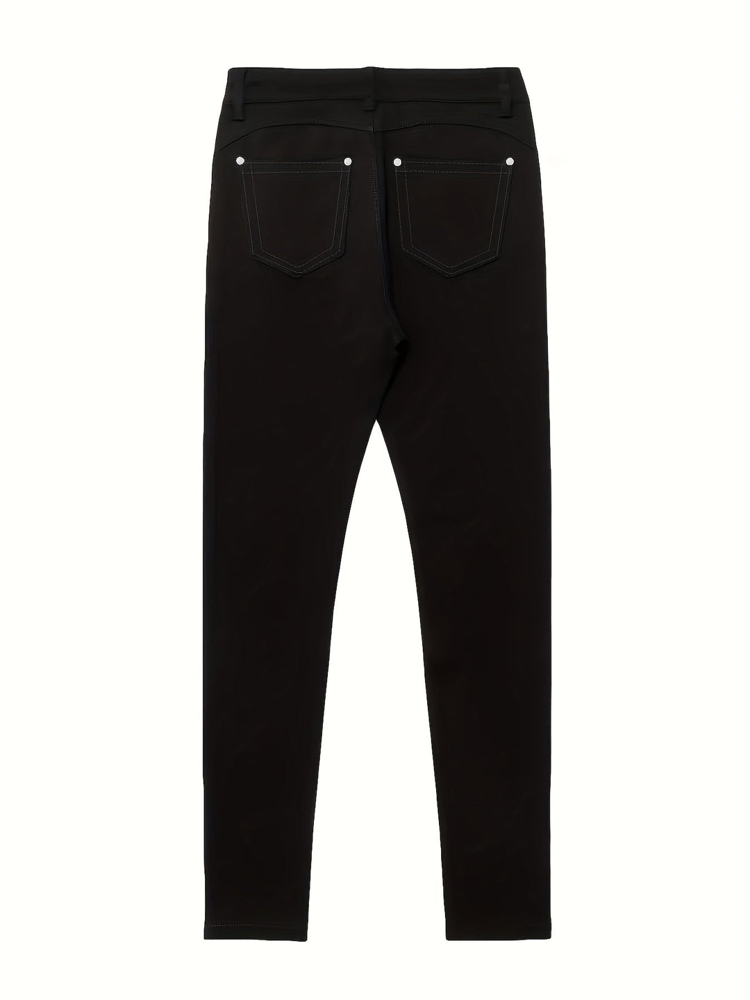 Hoge Taille Denim Jeans - Skinny Fit & Stretch Stofontwerp
