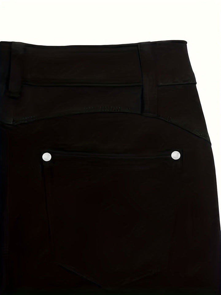 Hoge Taille Denim Jeans - Skinny Fit & Stretch Stofontwerp