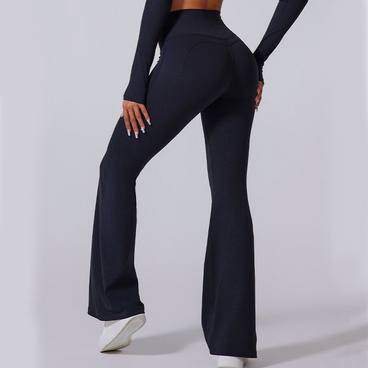 Hoge Taille Flared Yoga Broek voor Vrouwen