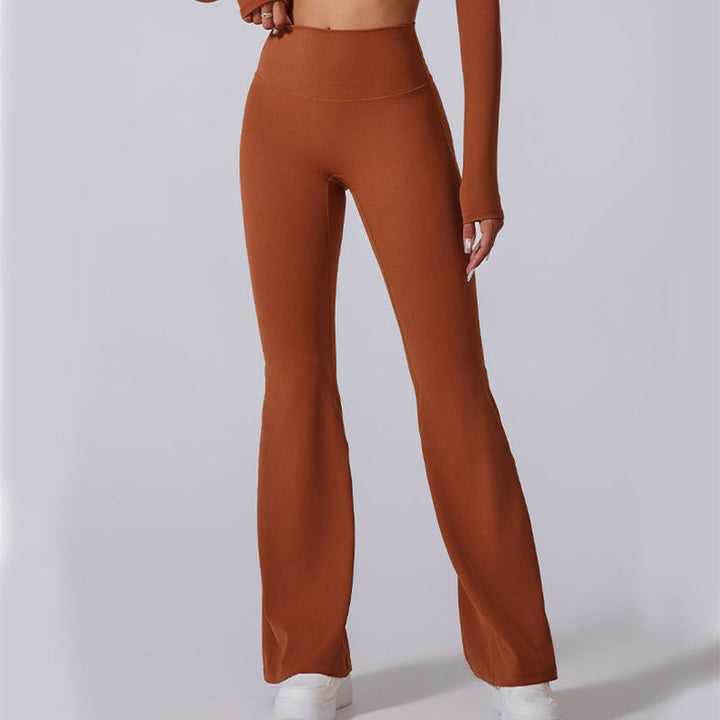 Hoge Taille Flared Yoga Broek voor Vrouwen