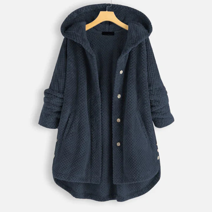 Icee - Halflang Fleece Winterjack met Capuchon