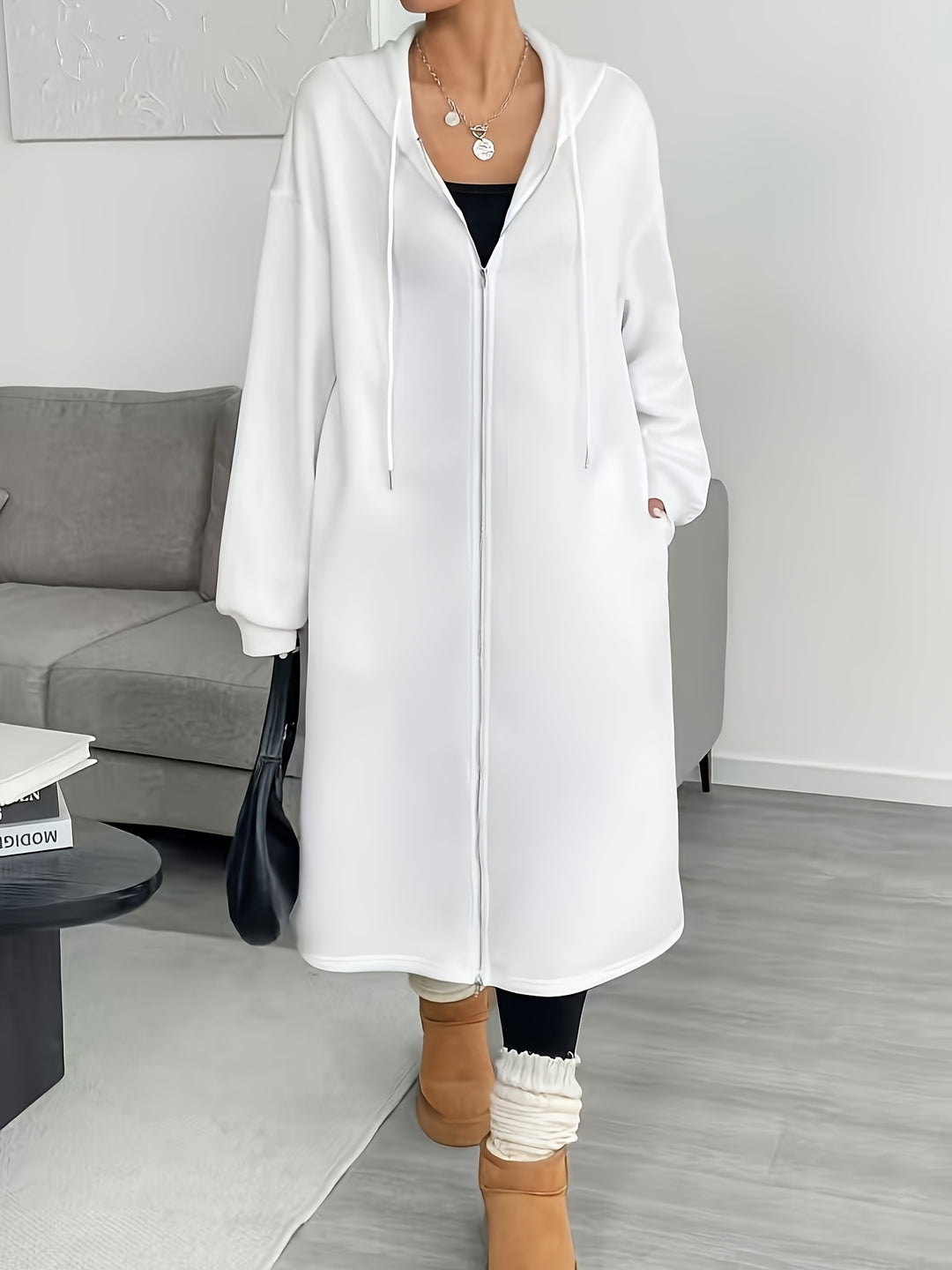 Jas – Capuchon Rits En Verstelbare Sluiting