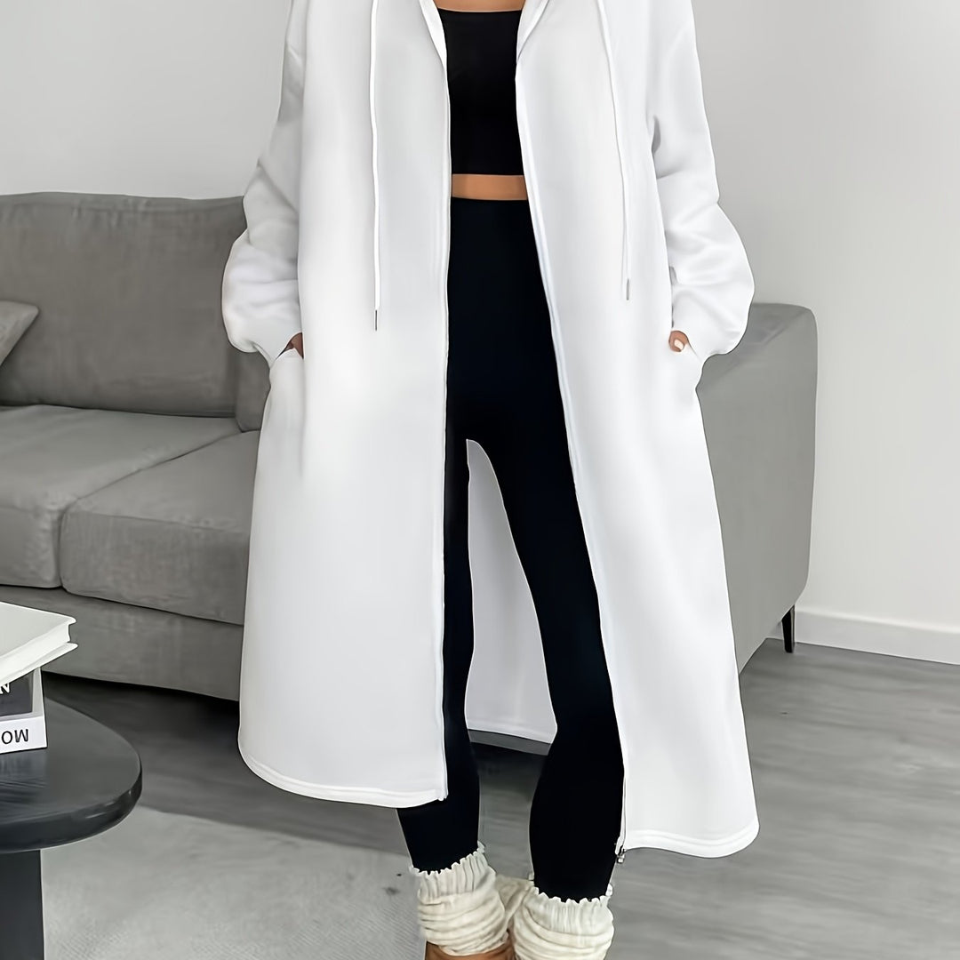 Jas – Capuchon Rits En Verstelbare Sluiting