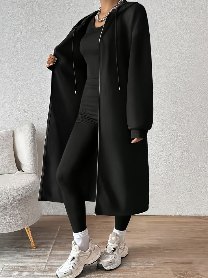 Jas – Capuchon Rits En Verstelbare Sluiting