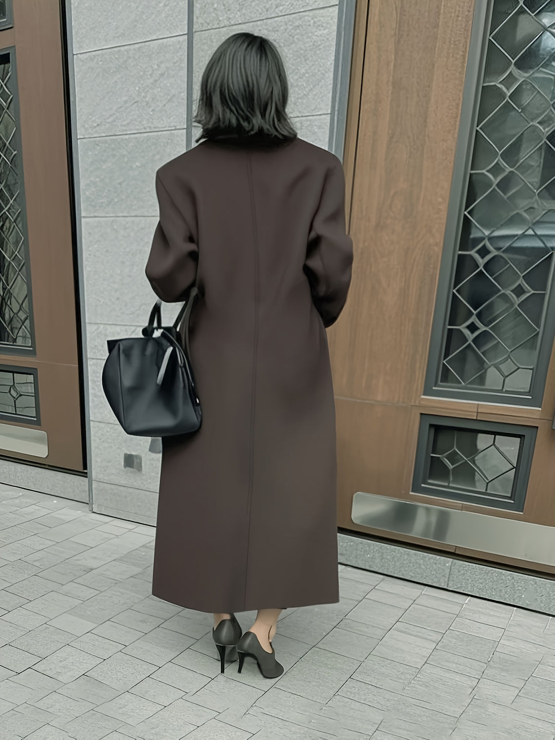 Jas – Gestructureerde H Silhouet & Vormbehoud