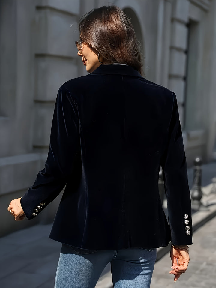 Jas – H-Silhouet En Enkele Knoopsluiting