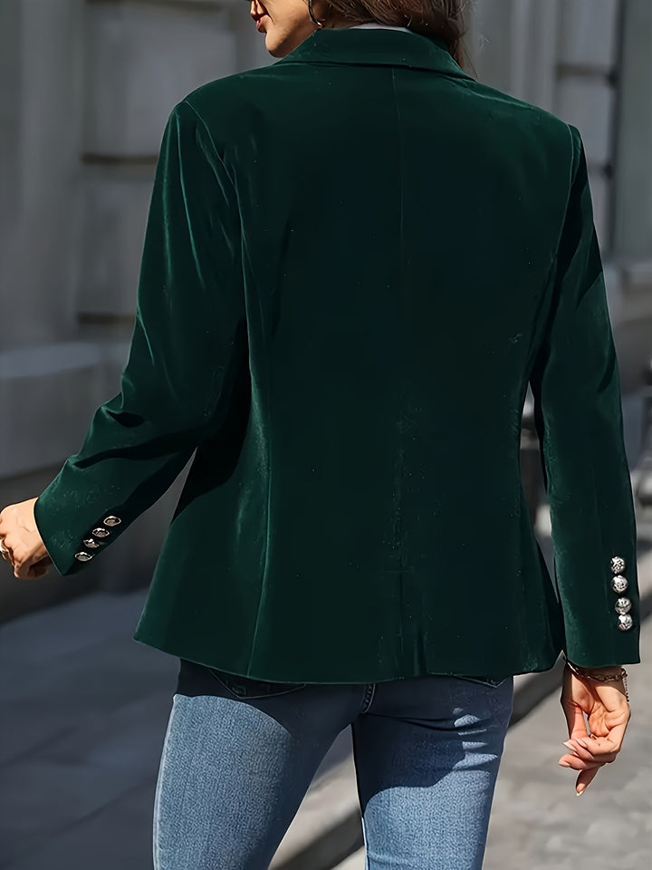 Jas – H-Silhouet En Enkele Knoopsluiting