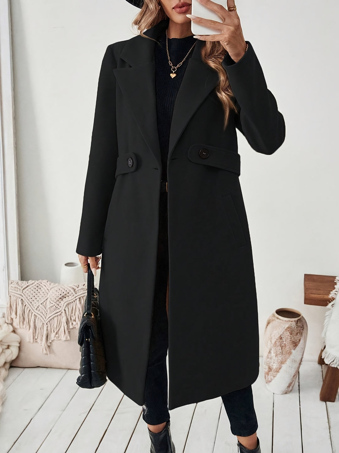 Jas – H Silhouet & Met Verstelbare Riem