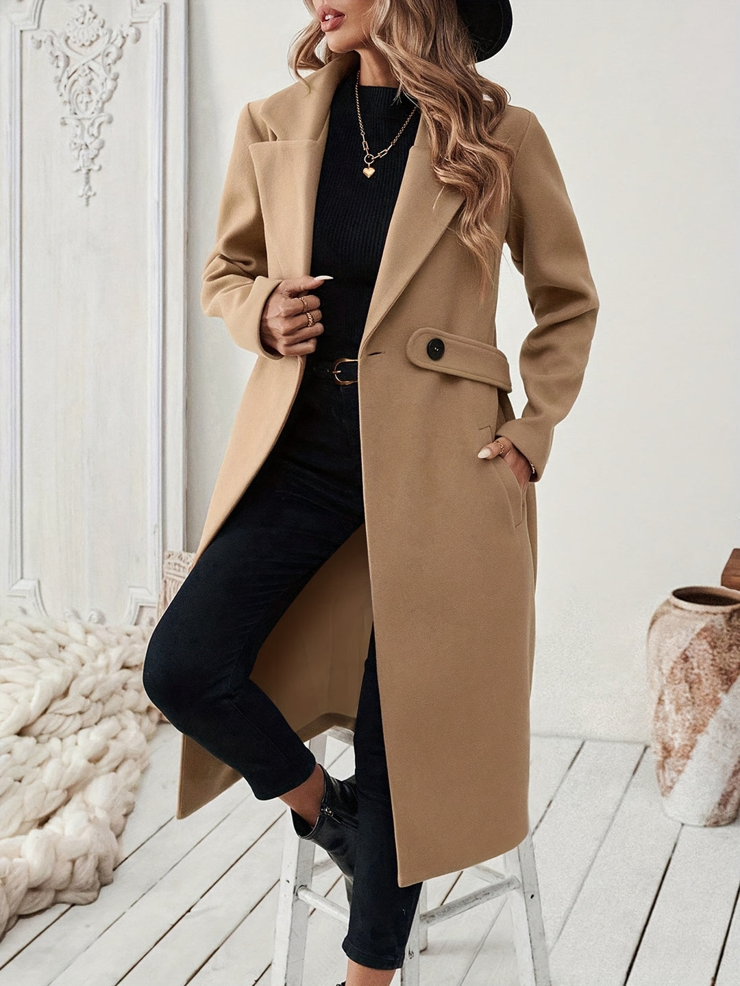 Jas – H Silhouet & Met Verstelbare Riem