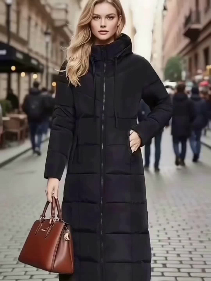 Jas – Lange Capuchon Vorm & Winddicht Warmte