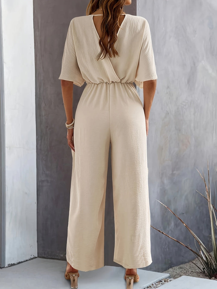 Jumpsuit - V-Hals Ontwerp & Lichtgewicht Stof